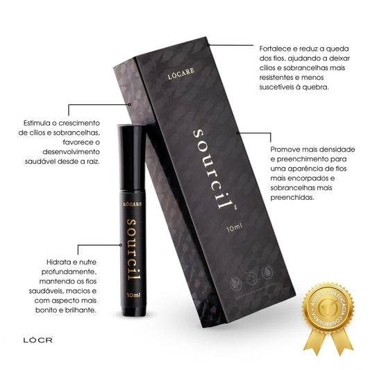 Sourcil - Sérum para crescimento de cílios e sobrancelhas 10ml